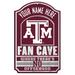 WinCraft Texas A&M Aggies Personalized 11'' x 17'' Fan Cave Wood Sign