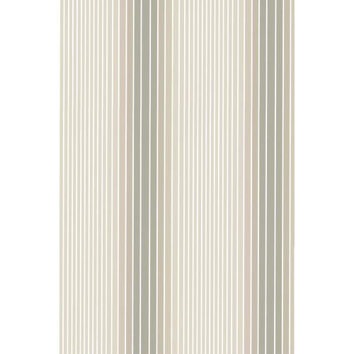 Little Greene 'Ombré Stripe - Soapstone/Doric' - Neutral Wallpaper