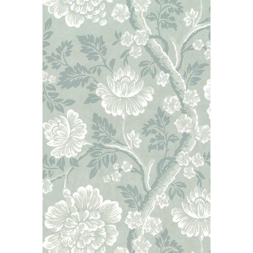 Little Greene 'Gustav - Cloud' - Grey Wallpaper