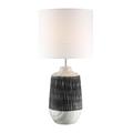 Lite Source Montana 24 Inch Table Lamp - LS-23317GRY/WHT