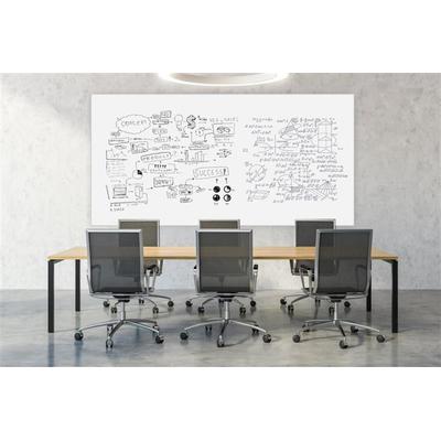 Magnetic Wall-Mounted Glass Board 96x48 - Luxor WGB9648M