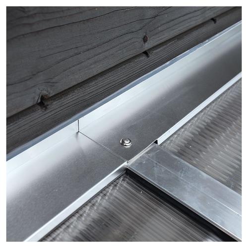 Skan Holz Wandanschlussprofil für Terrassenüberdachungen, 648 cm