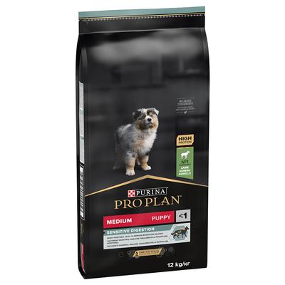 12kg PURINA PRO PLAN Medium Puppy Lamm & Reis Sensitive Digestion Hundefutter trocken