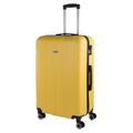 ITACA - Rigid Suitcase Medium Size - ABS Medium Suitcase 65cm Hard Shell Suitcase - Lightweight 20kg Suitcase with Combination Lock - Lightweight and Resistant Travel Medium Size Suitcase 7711, Yellow