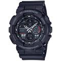 CASIO Herren Analog – Digital Quarz Uhr mit Resin Armband GA-140-1A1ER