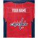 The Northwest Company Washington Capitals 50'' x 60'' Personalized Silk Touch Sherpa Throw