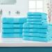 Ebern Designs Hannu Eco-Friendly Sustainable Cotton 12 Piece Assorted Bathroom Towel Set 100% Cotton in Red/Orange/Pink | 54 W in | Wayfair