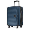 HAUPTSTADTKOFFER Mitte - Hand Luggage 55x40x23, TSA, 4 Wheels, Travel Suitcase, Hard-Shell Suitcase, Rolling Suitcase, Hand Luggage Suitcase, Cabin Luggage Suitcase, Dark Blue