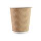 We Can Source It Ltd – 16oz Disposable Kraft Ripple Paper Cups – Insulated Brown Paper Cups with 3 Ply Construction – 100% Compostable Recyclable – For Tea, Coffee, Hot Drinks – 1000Pack