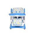 ZXQZ Baby High Chair, Hotel Children's Dining Chair Multi-Function Outdoor Folding Portable Baby Chair Home Dining Table Seat with Seat Cushion and Caster