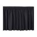 National Public Seating Shirred Pleat Stage Skirting 0.08' Stage Package, Polyester | 24 H x 48 W in | Wayfair SS24-48-10