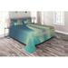 East Urban Home Ice Berg Coverlet Set Microfiber in Blue | Wayfair 1521543607994CF1B44BC90AAF235F04