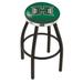 Holland Bar Stool NCAA 36" Swivel Bar Stool Upholstered/Metal in Black/Red/White | 36 H x 19 W x 19 D in | Wayfair L8B2C36Hawaii