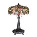 Astoria Grand Diane Blossom 31" Table Lamp Glass/Metal in Brown/Gray/Green | 31 H x 20 W x 20 D in | Wayfair 26DA3FB95DDD4DEB8BF87A0B3F69B5FD