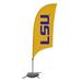 Victory Corps NCAA [Unavailable] 88 x 28 in. Feather Banner in Black/Brown/Gray | 88 H x 28 W in | Wayfair 810029LSU-002