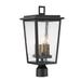 Charlton Home® Parkins Outdoor 4-Light Lantern Head Metal in Black | 19.75 H x 9.25 W x 9.25 D in | Wayfair 30E149B1B4AF4BF6A0758ADCDEB3B478