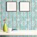 Breakwater Bay Topher Faux Nautical Removable Peel & Stick Wallpaper Panel Fabric in Gray/White/Blue | 24 W in | Wayfair