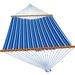 Arlmont & Co. Guevara Spreader Bar Hammock Polyester in Blue | 132 D in | Wayfair BA82751A60A145FFB013E2E8A408A407