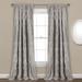Avon Window Curtain Panel Light Gray SINGLE 54X95 - Lush Decor 16T004194