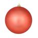 Vickerman 625637 - 10" Coral Matte Ball Christmas Tree Ornament (N592571DMV)
