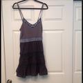 Free People Dresses | Gray Ruffle Dress Free People | Color: Gray | Size: M