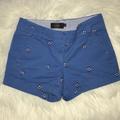 J. Crew Shorts | Euc J. Crew Chino Shorts Sz 00 Blue Anchors | Color: Blue | Size: 00