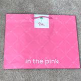 Lilly Pulitzer Bags | Lilly Pullitzer In The Pink Shopping Bag | Color: Pink/White | Size: Lilly Pullitzer In The Pink Shopping Bag