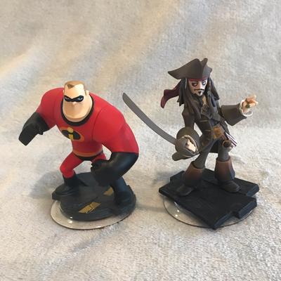 Disney Other | Disney Infinity Mr. Incredible & Jack Sparrow | Color: Brown/Red | Size: Os