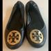 Tory Burch Shoes | 'Minnie' Travel Ballet Flat In Black Leather | Color: Black | Size: 7