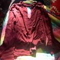 American Eagle Outfitters Tops | Ae Maroon Blouse | Color: Red | Size: S