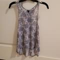 American Eagle Outfitters Tops | American Eagle Paisley Tank Top | Color: Blue/Pink | Size: S