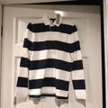 J. Crew Tops | J Crew 1984 Rugby Shirt In Stripe, Navy/White, Nwt | Color: Blue/White | Size: Various