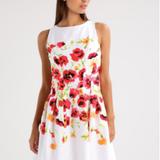 Ralph Lauren Dresses | Lauren Ralph Summer Dress - White/Red/Multi Women | Color: Orange/Red | Size: 4