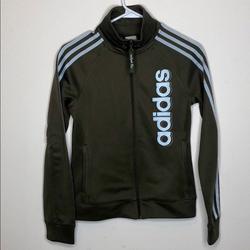 Adidas Jackets & Coats | Adidas My Stripes Jacket | Color: Blue/Green | Size: S