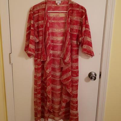 Lularoe Other | Lularoe Shirley | Color: Red/Brown | Size: Small