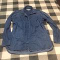 Madewell Tops | Madewell Jean Shirt 1 | Color: Blue | Size: Xs