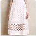 Anthropologie Skirts | Anthropologie White Skirt With Cut Out Details | Color: White | Size: 2
