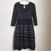 Anthropologie Dresses | Anthropologie Knitted & Knotted Sweater Dress M | Color: Black/White | Size: M
