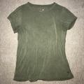 American Eagle Outfitters Tops | American Eagle Green Tee | Color: Green | Size: S