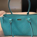 Kate Spade Bags | Kate Spade Pebbled Leather Authentic Handbags | Color: Blue/Orange | Size: Os