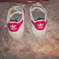 Adidas Shoes | Adidas Red Sneakers | Color: Red/White | Size: 4.5