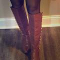 Michael Kors Shoes | Mk Used Leather Boots. | Color: Brown | Size: 6.5