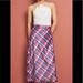 Anthropologie Skirts | Anthropologie Daniel Saponaro Hutch Plaid Shirt | Color: Blue/Red | Size: 8