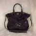 Coach Bags | Coach Padded Authentic Leather Bag | Color: Black/Purple | Size: 16” X 14” X 3”