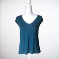 Anthropologie Tops | Anthropologie Deletta Shimmerwing Top Open Back Xs | Color: Blue | Size: Xs