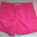 J. Crew Shorts | J. Crew Pink Chino Shorts Size 00 | Color: Pink | Size: 00