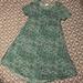 Lularoe Dresses | Lularoe Carly Size Xs | Color: Green/Pink | Size: Xs