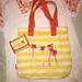 American Eagle Outfitters Bags | American Eagle Outfitters Beach Bag And Wallet | Color: White/Yellow | Size: Os