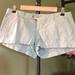 American Eagle Outfitters Shorts | Aeo Shorts W/Eagle Embroidery | Color: Blue/White | Size: 4