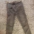 American Eagle Outfitters Jeans | American Eagle Cropped Jeggings | Color: Brown/Tan | Size: 2